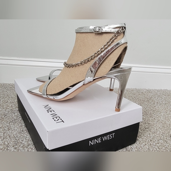 Nine West Women's Tallo Ankle Strap Dress Heels - Picture 4 of 7